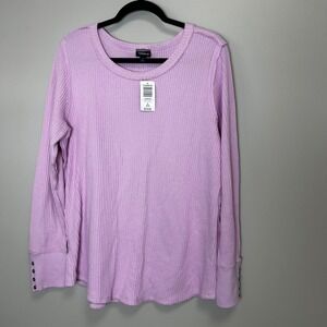 Torrid size 2 2X 18-20 lavender waggle knit sweater top NWT